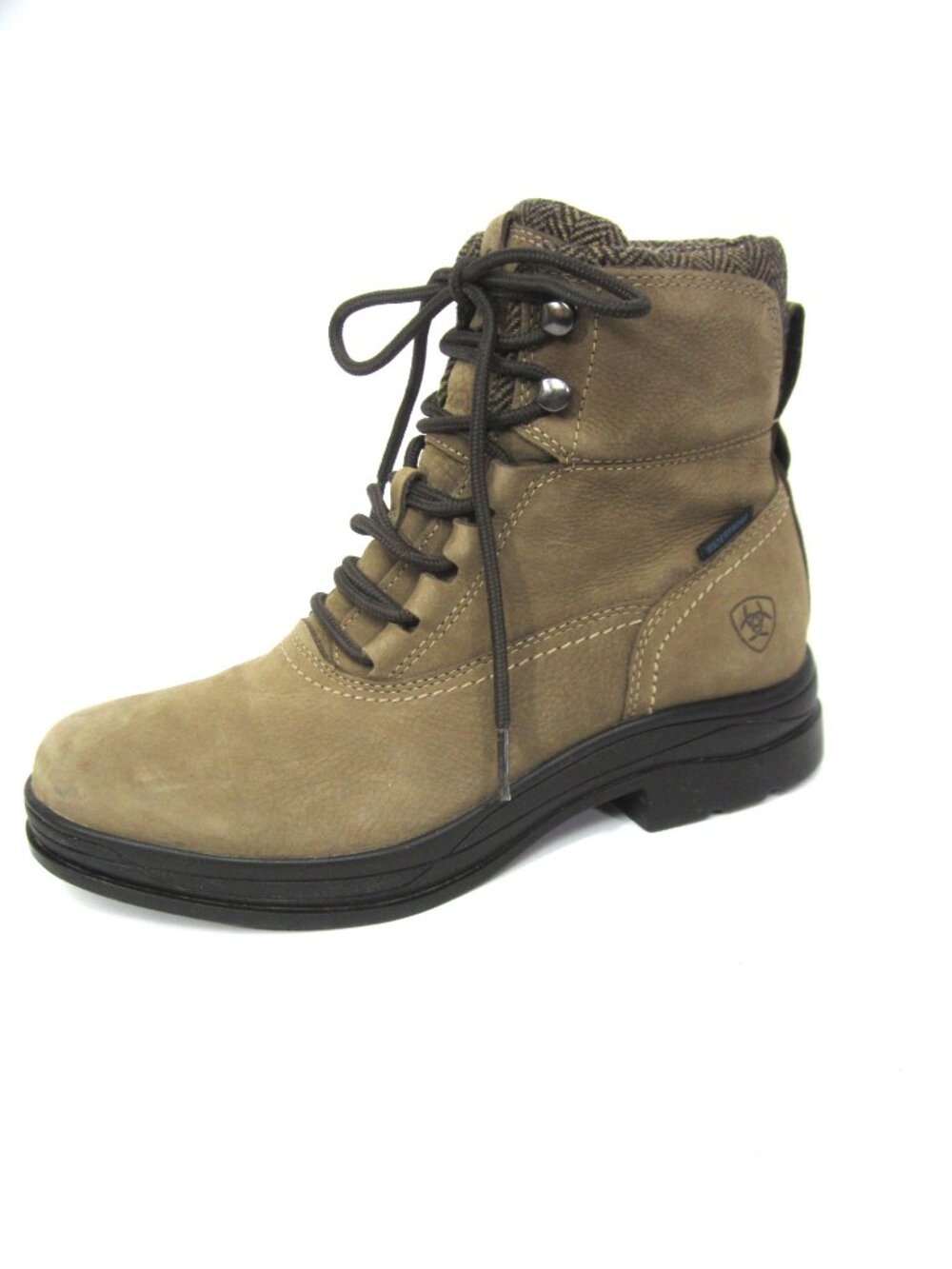 ARIAT Women's Size 6.5B Harper Waterproof Boots Hiking Moss Tan 10038295 Leather